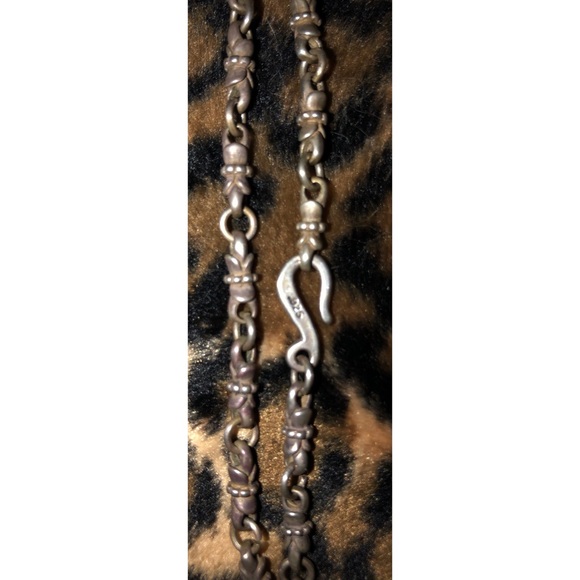 Royal Order Med Consort Cross w/CZ on 30” Lily Chain - Picture 4 of 4